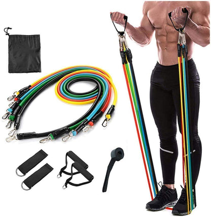 ✨11 Pcs Resistance Band Set for Heavy Workout | Limited in Stock 🔥🏋🏻